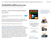 Tablet Screenshot of nodebtworldtravel.com